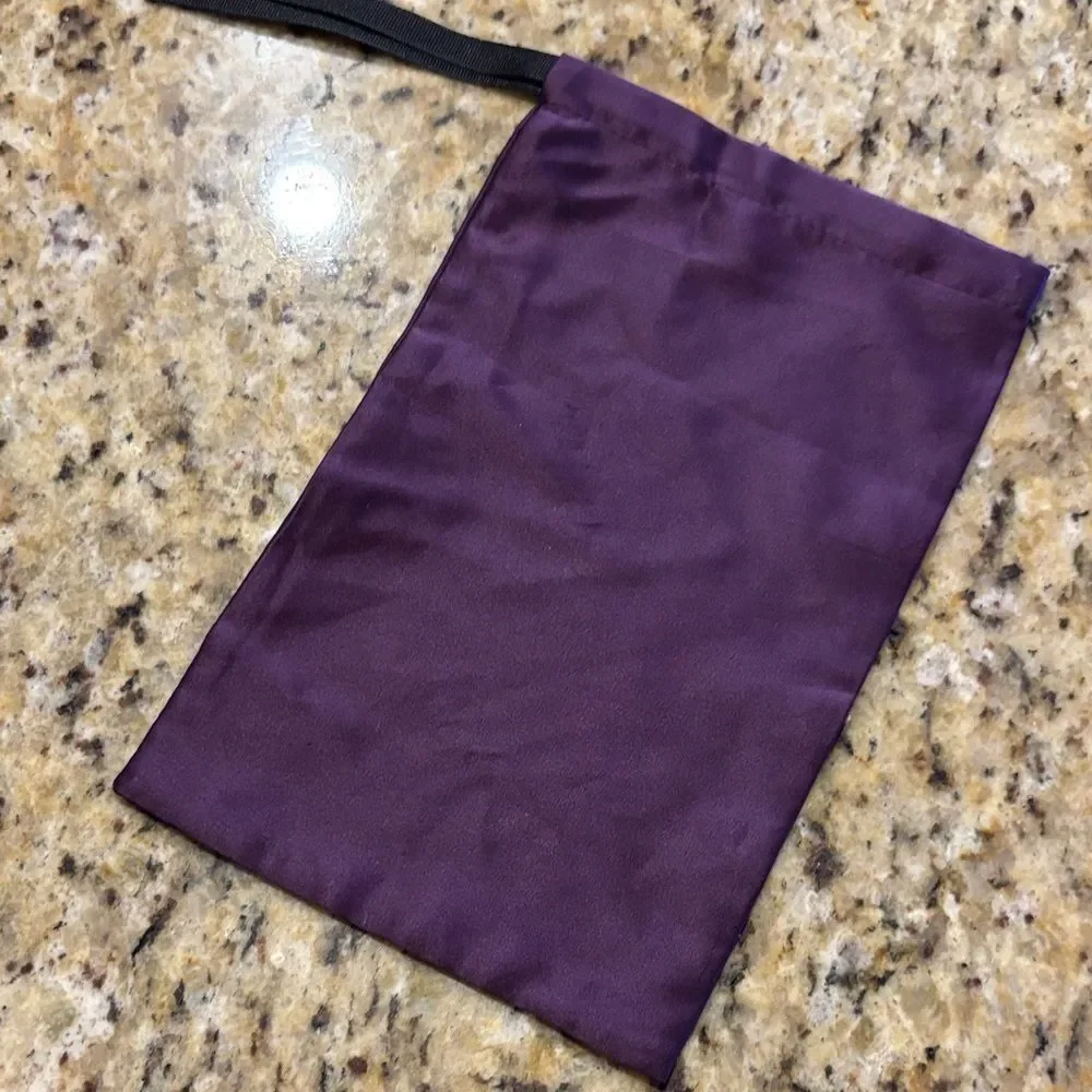 Gucci Velvet Eyewear Case in Deep Burgundy and Gucci purple dust bag